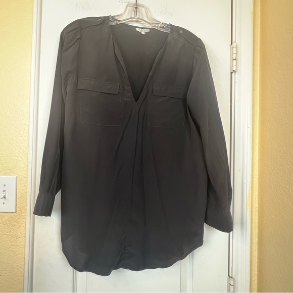 Joie Black Silk Marlo Blouse Size XS - Picture 2 of 9